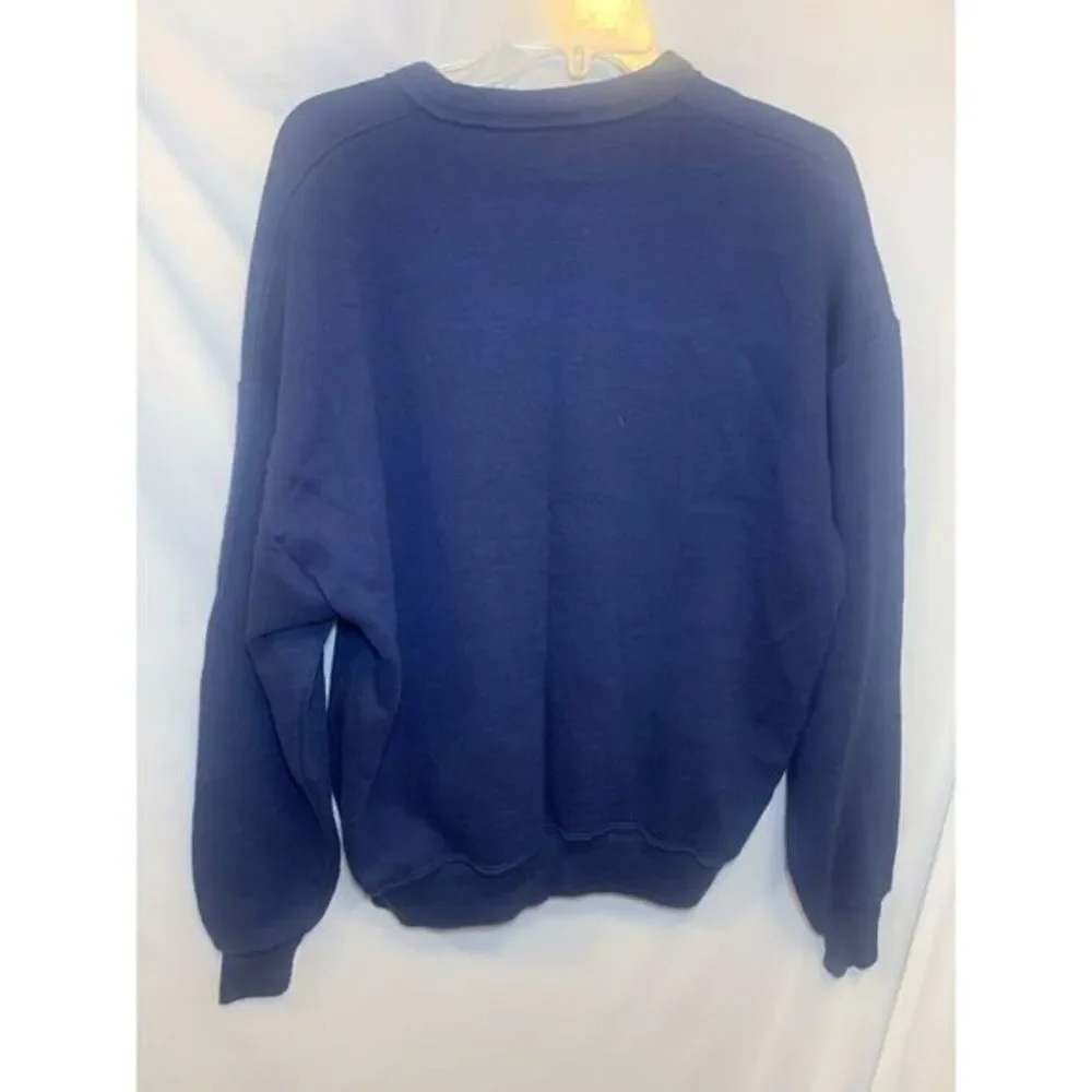 Unisex OSFM Jerzees Golf Embroidered Vintage Grandpa‎ Cardigan Navy 90S